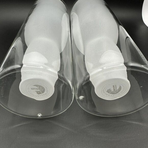 Double Wall Beer Glasses Highwave Australian Insulated Frosted 16 Oz Barware Set - Picture 5 of 10